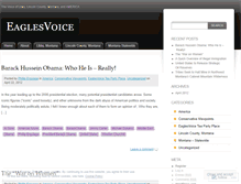 Tablet Screenshot of eaglesvoice.wordpress.com