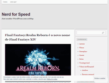 Tablet Screenshot of nerdforspeed.wordpress.com