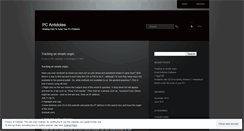 Desktop Screenshot of pcantidotes.wordpress.com