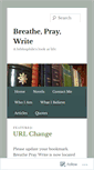 Mobile Screenshot of livelovebreathewrite.wordpress.com