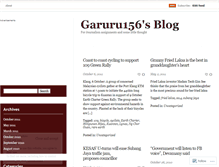 Tablet Screenshot of garuru156.wordpress.com