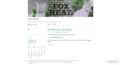 Desktop Screenshot of foxhead.wordpress.com