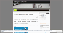 Desktop Screenshot of moykenobi.wordpress.com