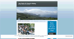 Desktop Screenshot of lakemartinrv.wordpress.com