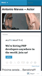 Mobile Screenshot of antonionieves.wordpress.com