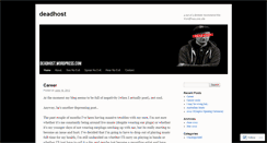 Desktop Screenshot of deadhost.wordpress.com