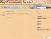 Tablet Screenshot of cae04comunicacionysociedad.wordpress.com