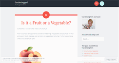 Desktop Screenshot of gardeninggrrl.wordpress.com