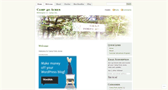 Desktop Screenshot of campfortyacres.wordpress.com