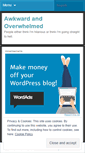 Mobile Screenshot of otherthanoverwhelmed.wordpress.com