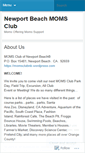 Mobile Screenshot of momsclubnb.wordpress.com