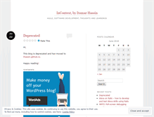 Tablet Screenshot of ihassin.wordpress.com