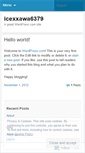 Mobile Screenshot of icexxawa6379.wordpress.com