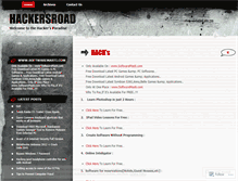 Tablet Screenshot of hackersroad.wordpress.com