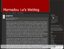 Tablet Screenshot of mamadoulo.wordpress.com