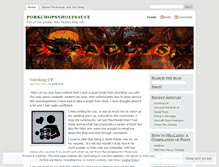Tablet Screenshot of porkchopsnholysauce.wordpress.com