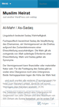 Mobile Screenshot of muslimheirat.wordpress.com