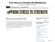 Tablet Screenshot of aboutmindfulness.wordpress.com