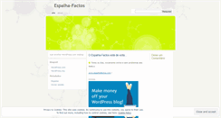 Desktop Screenshot of espalhafactos.wordpress.com