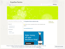Tablet Screenshot of espalhafactos.wordpress.com