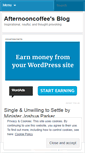 Mobile Screenshot of afternooncoffee.wordpress.com