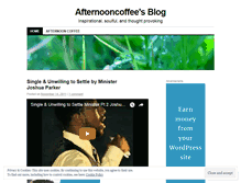 Tablet Screenshot of afternooncoffee.wordpress.com