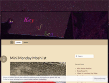 Tablet Screenshot of keyofsea.wordpress.com