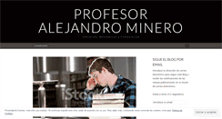 Desktop Screenshot of profesorminero.wordpress.com