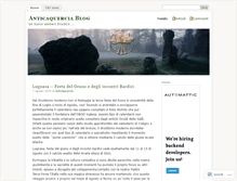 Tablet Screenshot of anticaquercia.wordpress.com