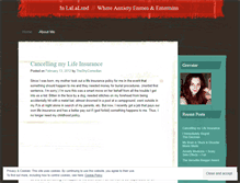 Tablet Screenshot of inlalalandd.wordpress.com