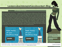 Tablet Screenshot of lavieencabaretdemariefrancebourdua.wordpress.com