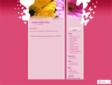 Tablet Screenshot of angela122489.wordpress.com
