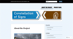 Desktop Screenshot of constellationofsigns.wordpress.com