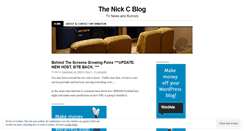 Desktop Screenshot of nickctv.wordpress.com