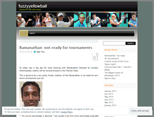 Tablet Screenshot of fuzzyyellowball.wordpress.com
