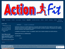 Tablet Screenshot of palestraactionfit.wordpress.com