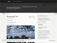 Tablet Screenshot of instantkaamos.wordpress.com