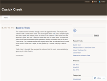 Tablet Screenshot of cusickcreek.wordpress.com