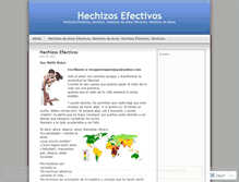 Tablet Screenshot of hechizosefectivos.wordpress.com