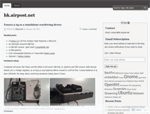 Tablet Screenshot of hkairpost.wordpress.com