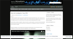 Desktop Screenshot of electrowaveform.wordpress.com