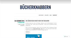 Desktop Screenshot of buecherknabbern.wordpress.com