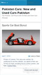 Mobile Screenshot of pakcars.wordpress.com