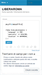 Mobile Screenshot of liberaroma.wordpress.com