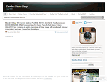 Tablet Screenshot of exoduskate.wordpress.com