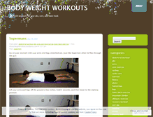 Tablet Screenshot of bodyweightworkout.wordpress.com