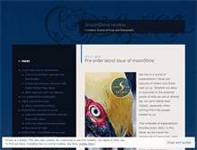 Tablet Screenshot of moonshinereview.wordpress.com