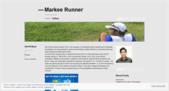 Desktop Screenshot of markeerunner.wordpress.com