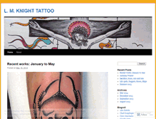 Tablet Screenshot of lmknighttattoo.wordpress.com