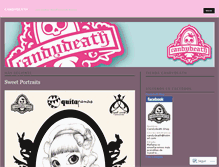 Tablet Screenshot of candydeath.wordpress.com